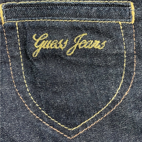 Guess Jeans Authentic Ultra High-Waisted Skinny Jeans Women 23 Stretch Deep Blue - Picture 8 of 9